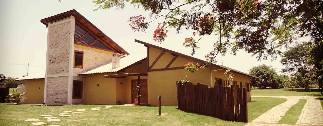 Residência LP, Zani.arquitetura Zani.arquitetura Casas rústicas