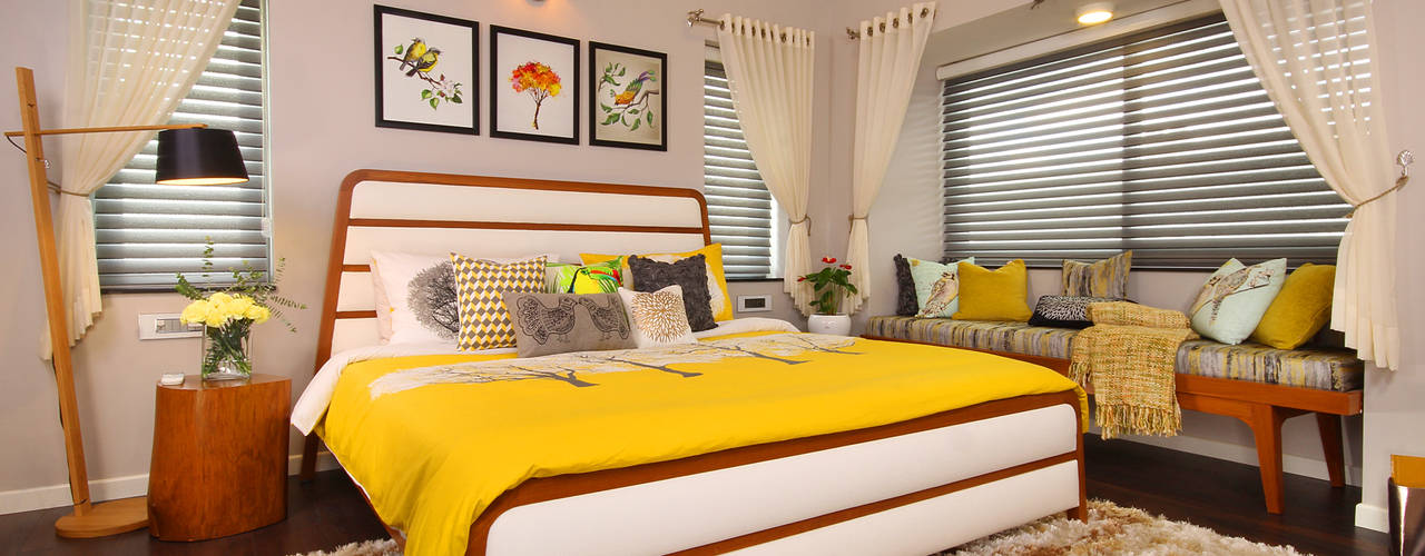 Designer's Den, Savio and Rupa Interior Concepts Savio and Rupa Interior Concepts Scandinavian style bedroom