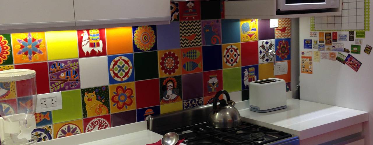 homify Cozinhas coloniais Azulejo