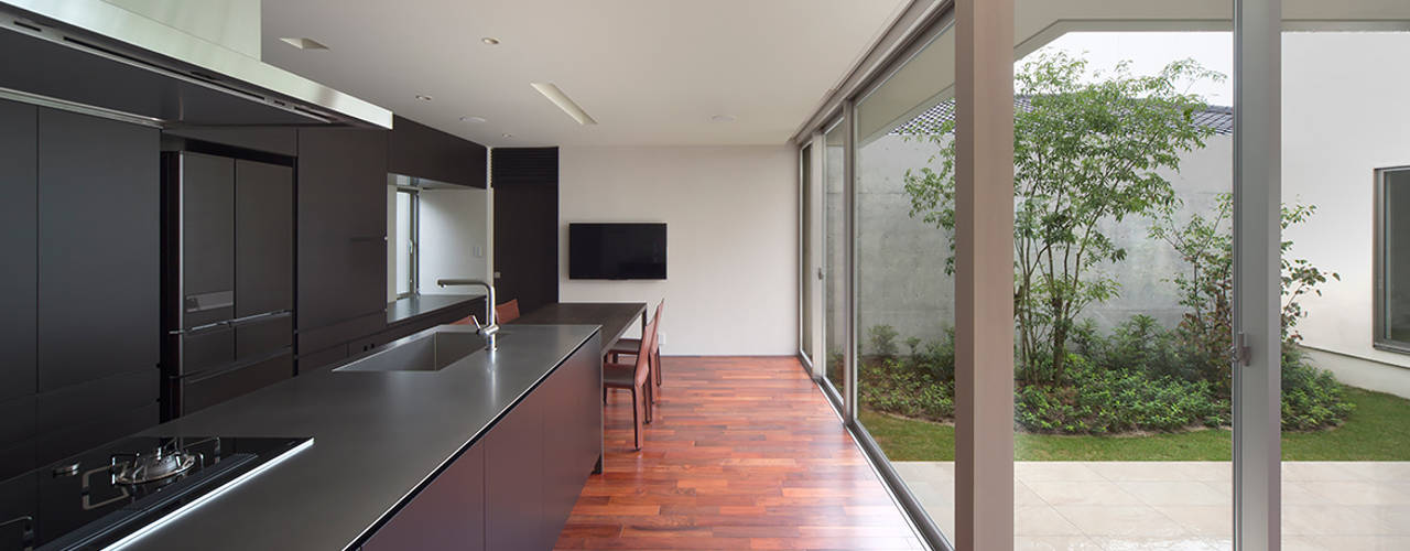 Terrace House, Atelier Square Atelier Square Modern kitchen Chipboard