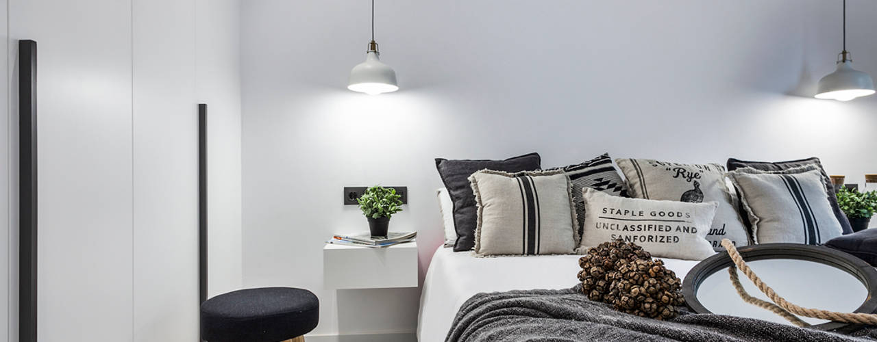 CASA EN LLÍVIA: MINIMALISMO Y CALIDEZ, Dröm Living Dröm Living Kamar Tidur Minimalis