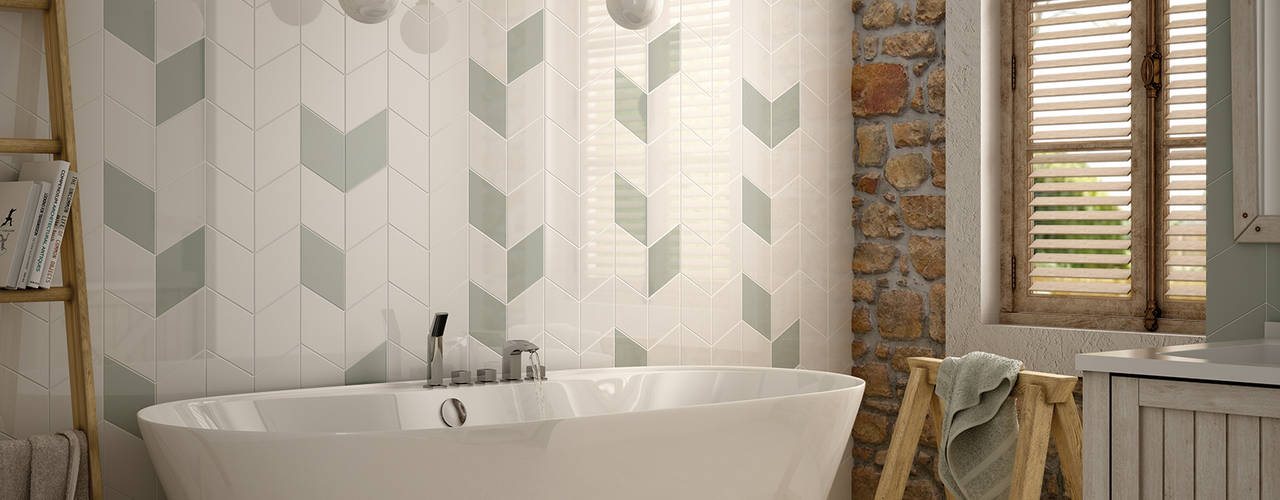homify 現代浴室設計點子、靈感&圖片 磁磚