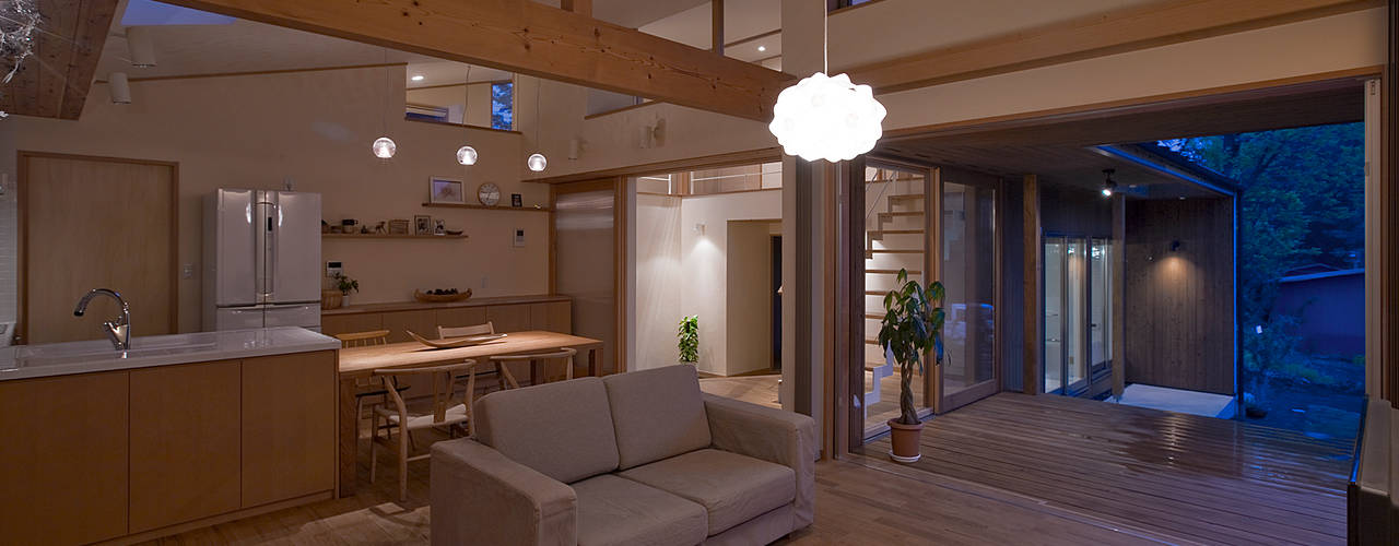 奈良町の家, ATELIER N ATELIER N Living room