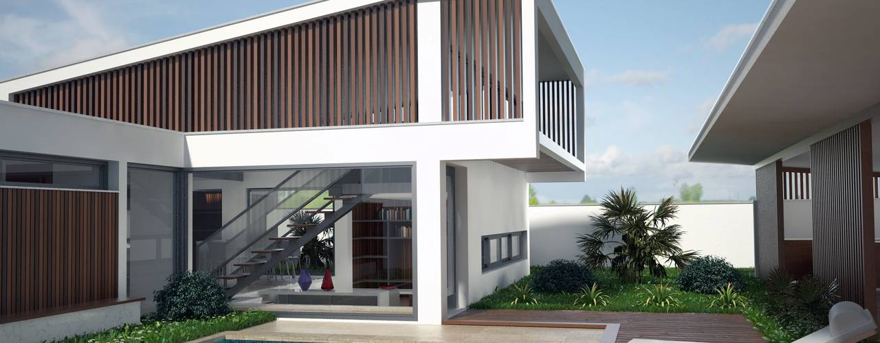 Casa Boituva I, PROJETARQ PROJETARQ Rumah Modern