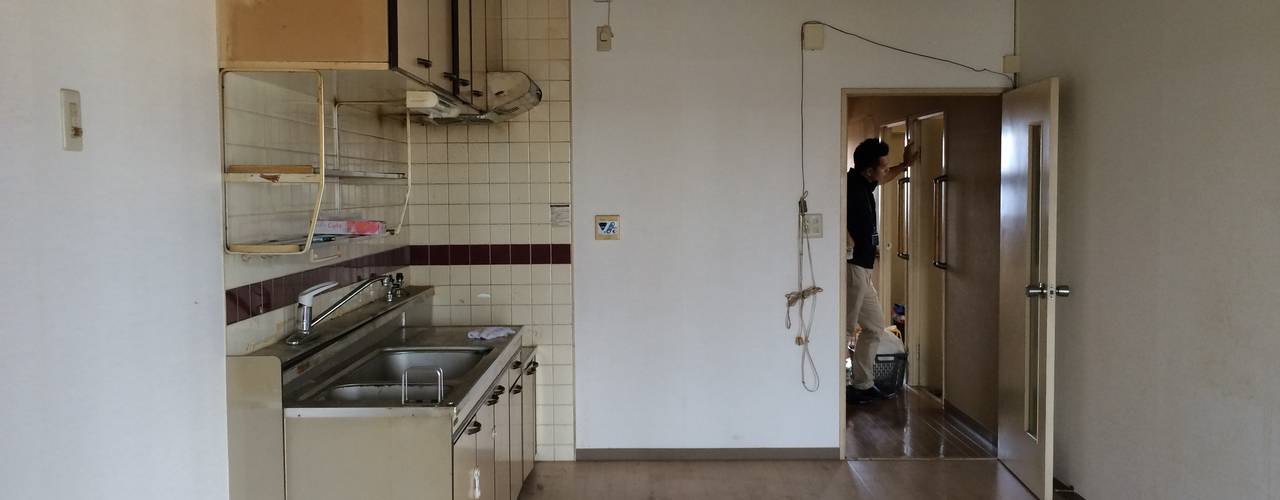 new corpo TSUTSUMI | mansion renovation, FRCHIS,WORKS FRCHIS,WORKS Cocinas de estilo ecléctico