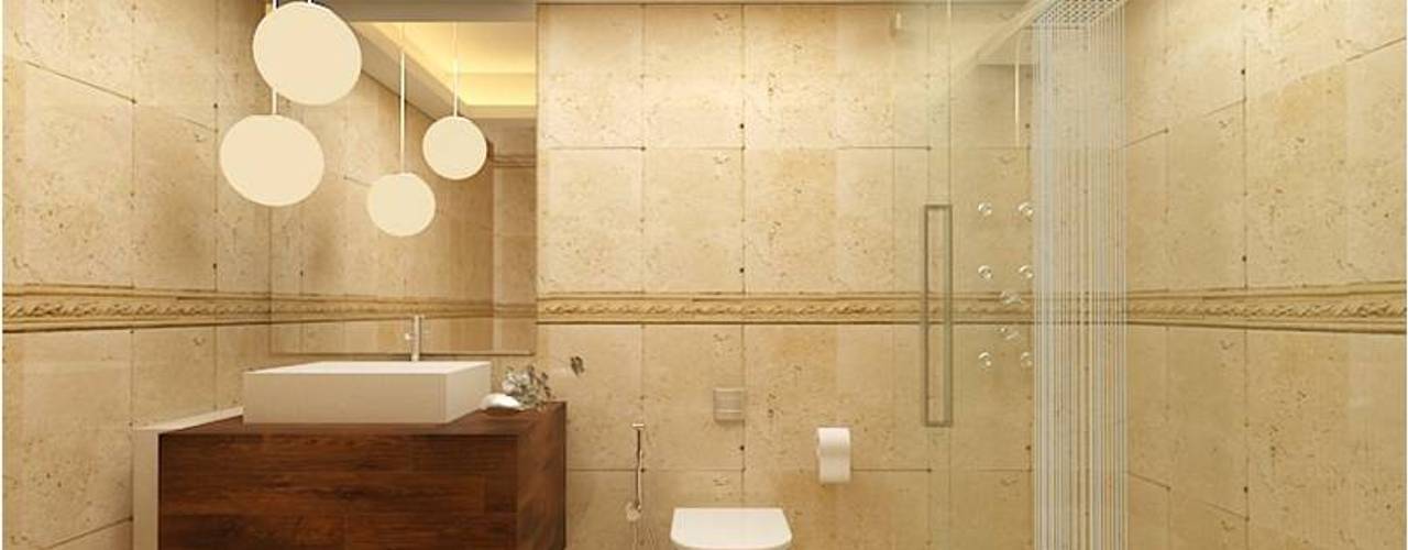 MANTRI ESPANA, BANGALORE. (www.depanache.in), De Panache - Interior Architects De Panache - Interior Architects Classic style bathrooms