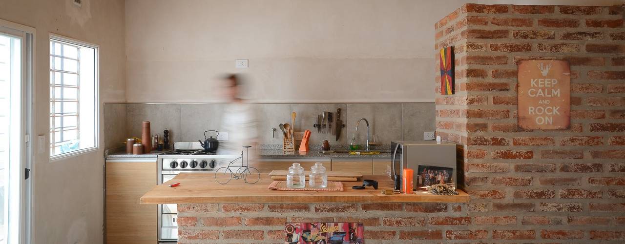 Casas unifamiliares, ggap.arquitectura ggap.arquitectura Modern kitchen