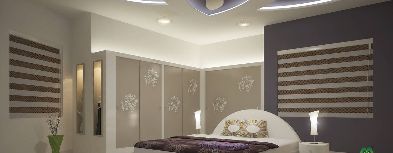 Modern Interior Design Meets Elegance, Premdas Krishna Premdas Krishna Спальня в стиле модерн