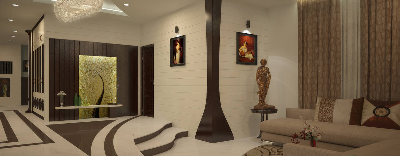 Magic in interiors with Indian contemporary design, Premdas Krishna Premdas Krishna غرفة المعيشة