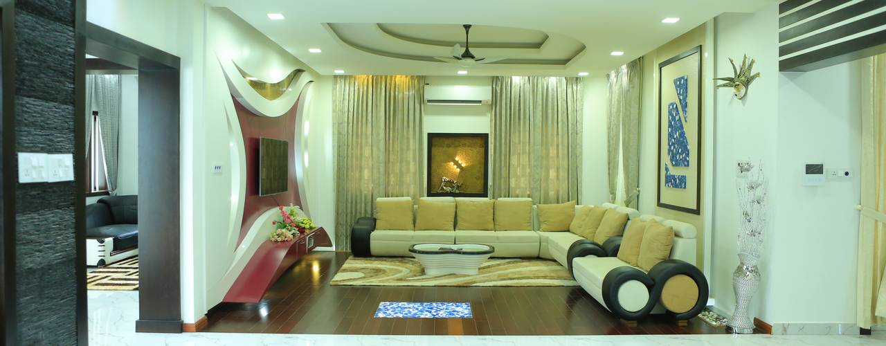 Ultra Modern Interior Design, Premdas Krishna Premdas Krishna Nowoczesny salon