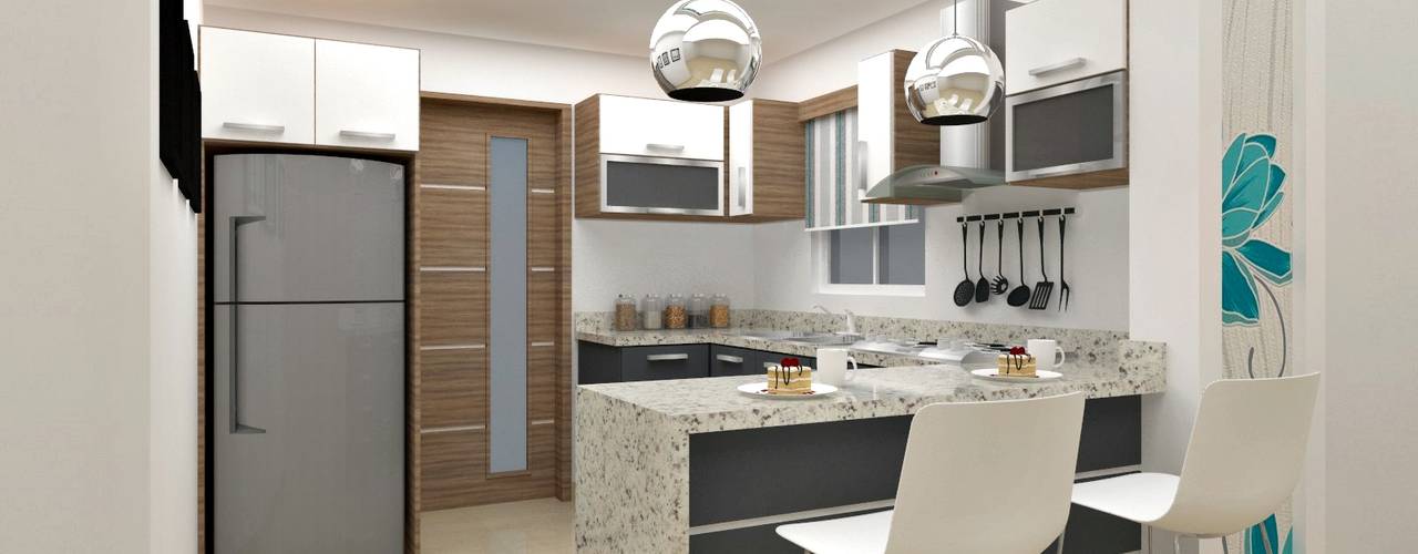 Diseño de cocina, om-a arquitectura y diseño om-a arquitectura y diseño Minimalist kitchen