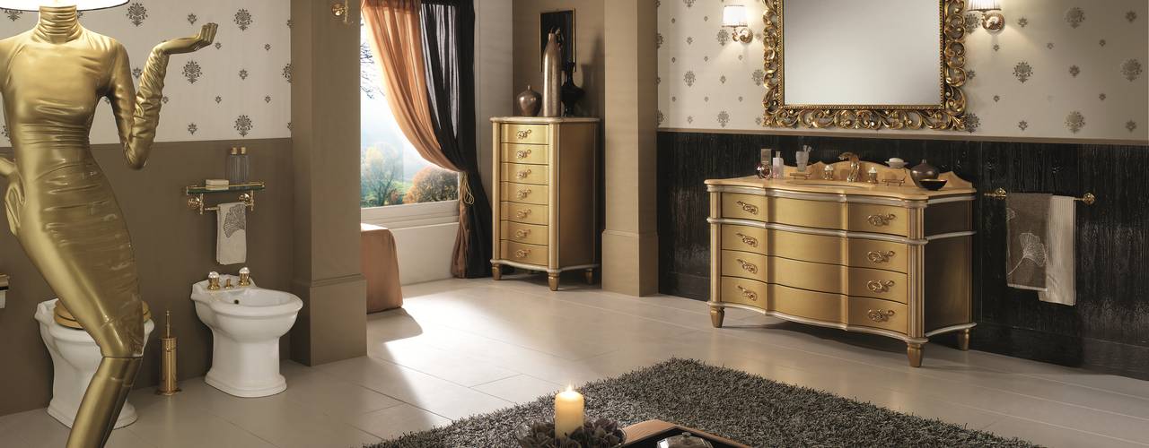 Коллекция TIFFANY, BAGNO PIU' ITALIA BAGNO PIU' ITALIA 浴室 木頭 Wood effect