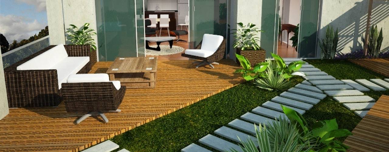 homify Balcones y terrazas modernos