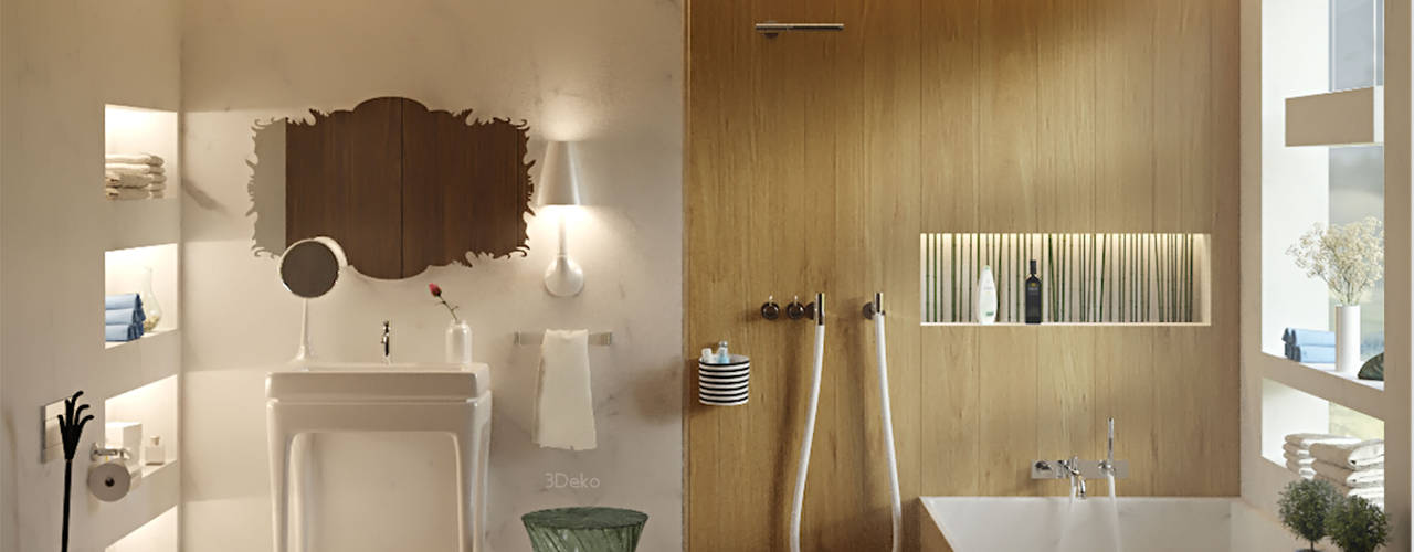 homify Salle de bain moderne