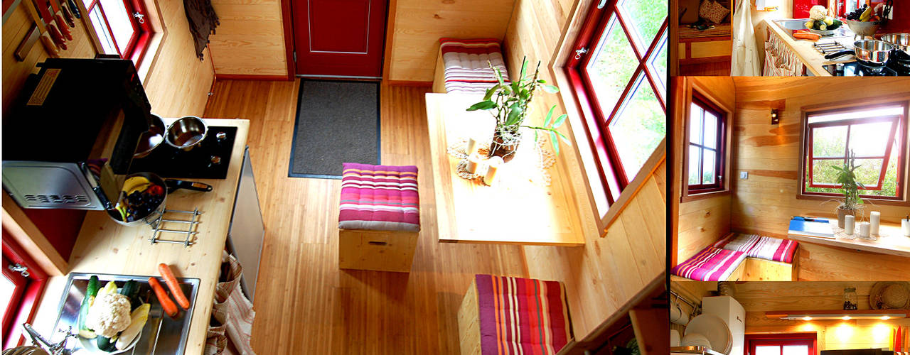 TINY HOUSE CONCEPT - , TINY HOUSE CONCEPT - BERARD FREDERIC TINY HOUSE CONCEPT - BERARD FREDERIC Casas de estilo ecléctico