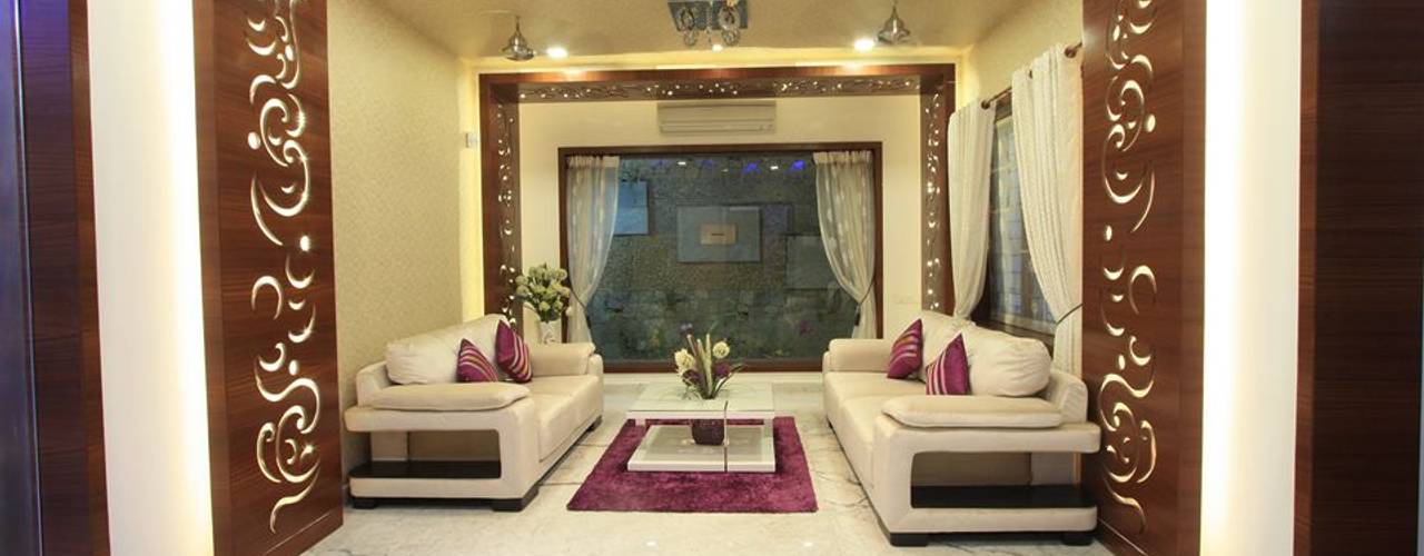 Ethnic Inspiration House, Ansari Architects Ansari Architects Modern Living Room