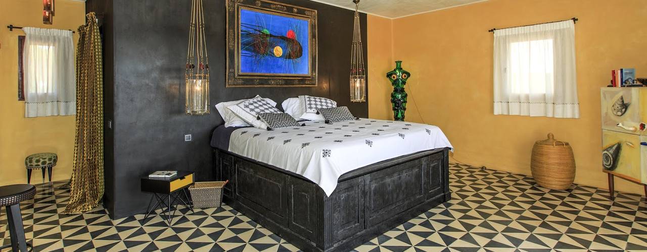 New Customer photos of cement tiles, Crafted Tiles Crafted Tiles Mediterranean style bedroom