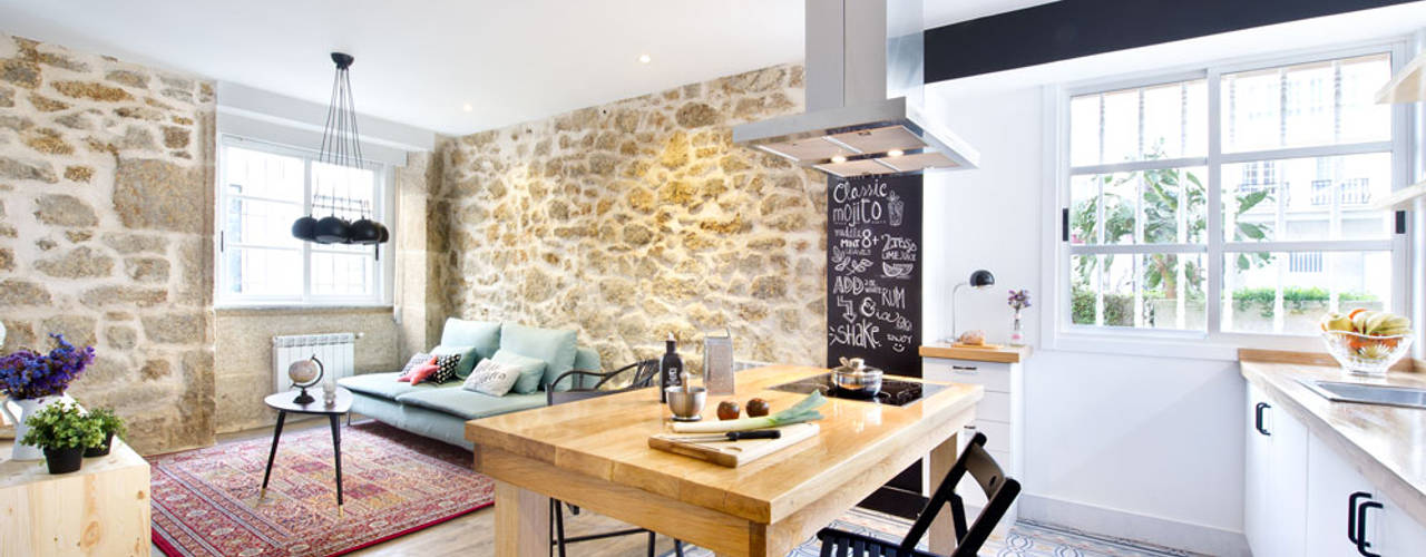A Coruña for rent!, Egue y Seta Egue y Seta Modern dining room