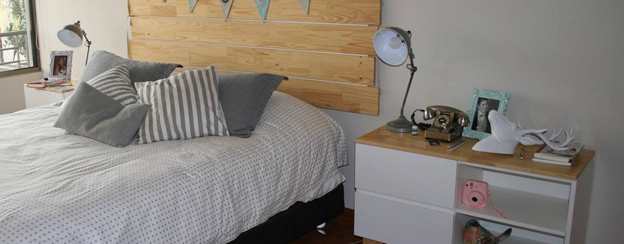 DORMITORIOS, Doll diseño Doll diseño Scandinavian style bedroom Wood Wood effect
