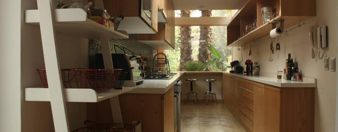 ampliación cocina, PARQ Arquitectura PARQ Arquitectura Nhà bếp phong cách hiện đại