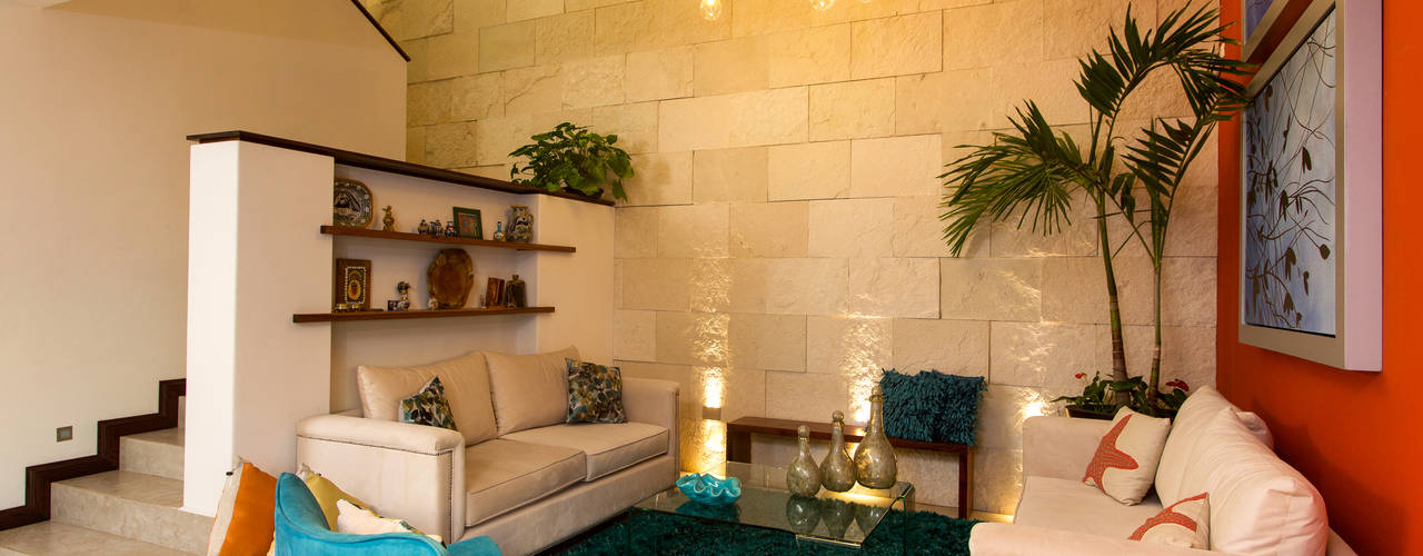 Casa Banak, Grupo Arsciniest Grupo Arsciniest Modern Living Room Stone White