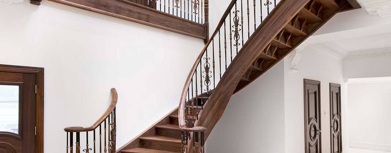 Iver, Smet UK - Staircases Smet UK - Staircases Klassischer Flur, Diele & Treppenhaus