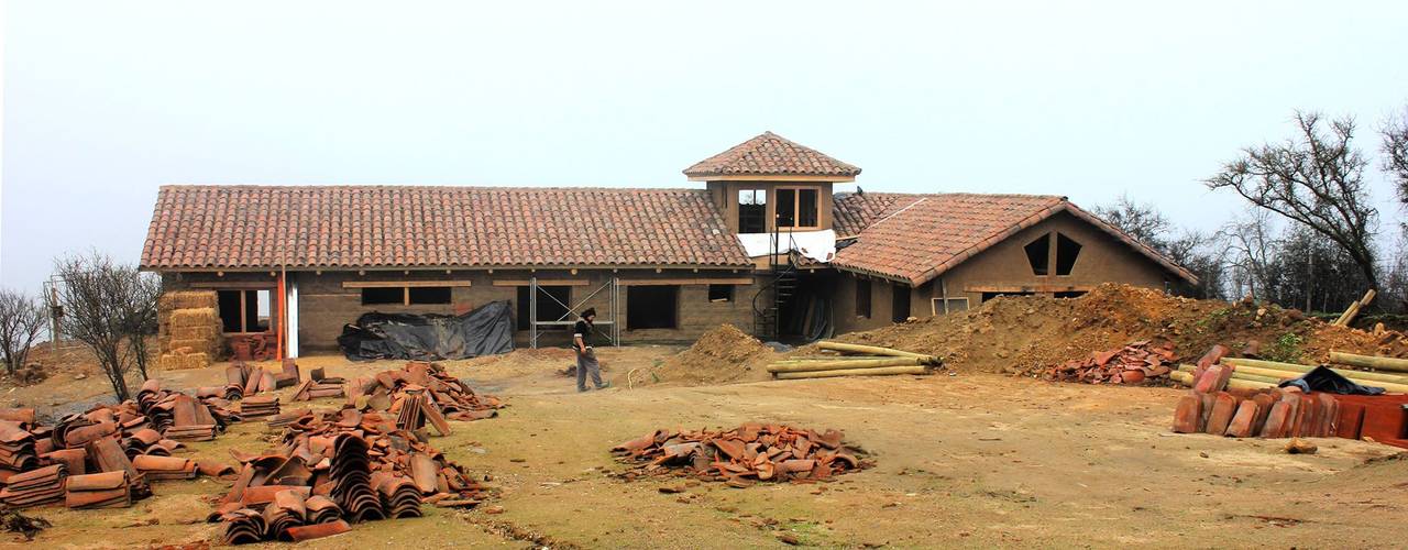 Construcción de Casa Vicuña en Mallaruco por ALIWEN, ALIWEN arquitectura & construcción sustentable - Santiago ALIWEN arquitectura & construcción sustentable - Santiago Casas unifamiliares