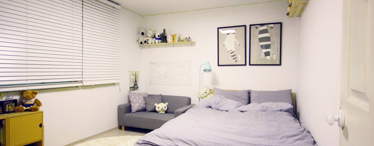 역삼동 투룸 싱글녀 홈스타일링 (Yeoksam homestyling), homelatte homelatte Dormitorios de estilo moderno