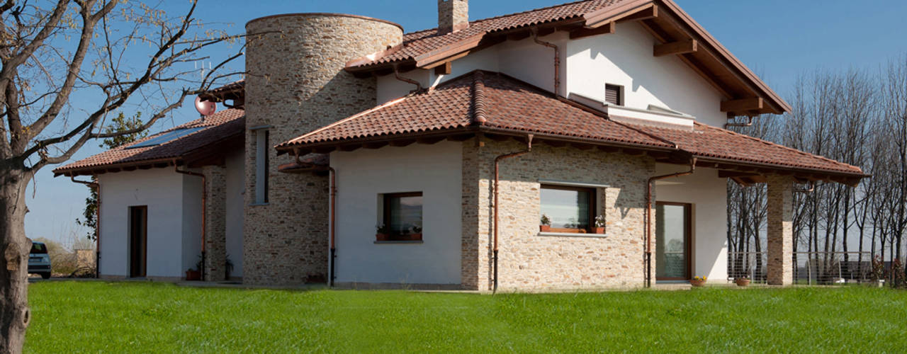 Un gioiello abitativo perfettamente integrato nel suo habitat naturale., Barra&Barra Srl Barra&Barra Srl Houses