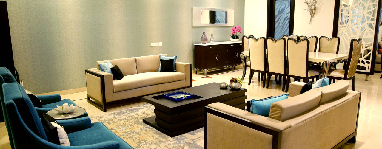 Residence, renu soni interior design renu soni interior design Phòng khách