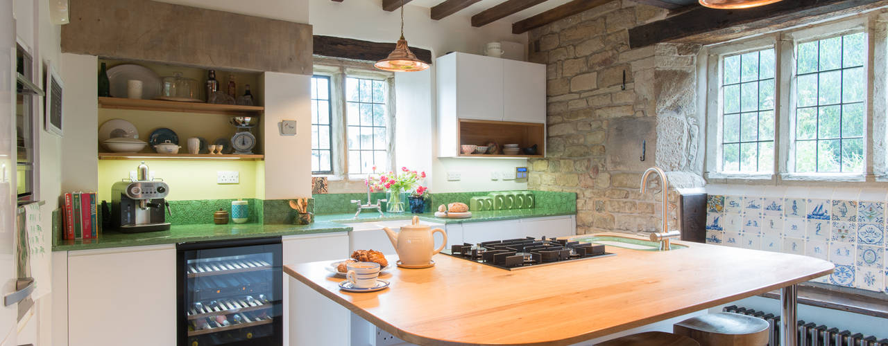 16th Century Manor House - Sheffield Sustainable Kitchens, Sheffield Sustainable Kitchens Sheffield Sustainable Kitchens 現代廚房設計點子、靈感&圖片