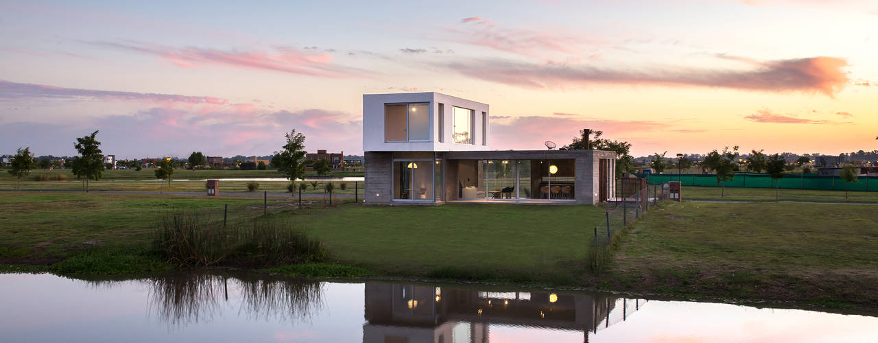 Casa CG342 - Casa sustentable, BAM! arquitectura BAM! arquitectura Casas modernas Concreto