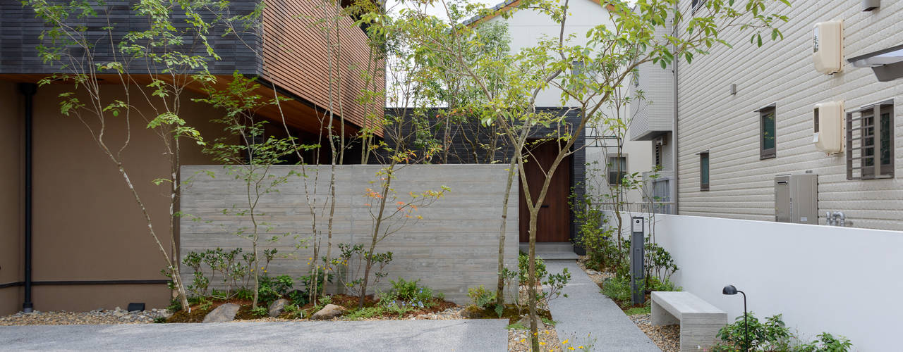 Okayama K.K_House, バウムスタイルアーキテクト一級建築士事務所 バウムスタイルアーキテクト一級建築士事務所 Modern Evler