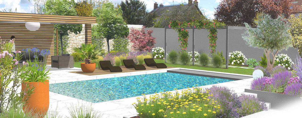 homify Modern style gardens