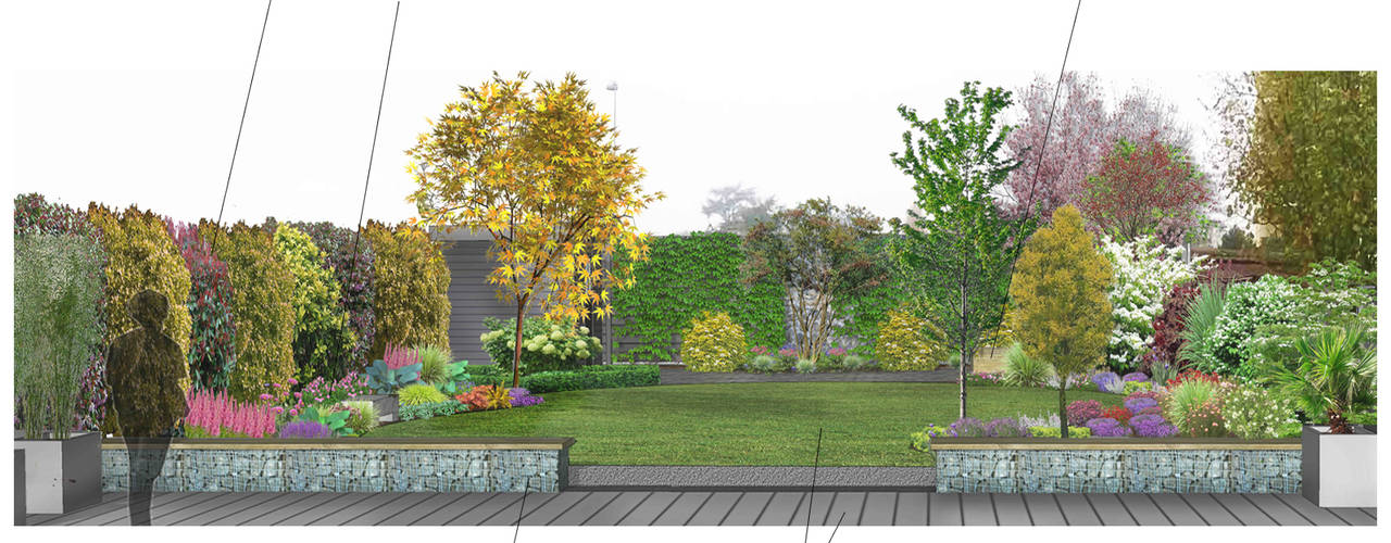 homify Jardin moderne Bois composite