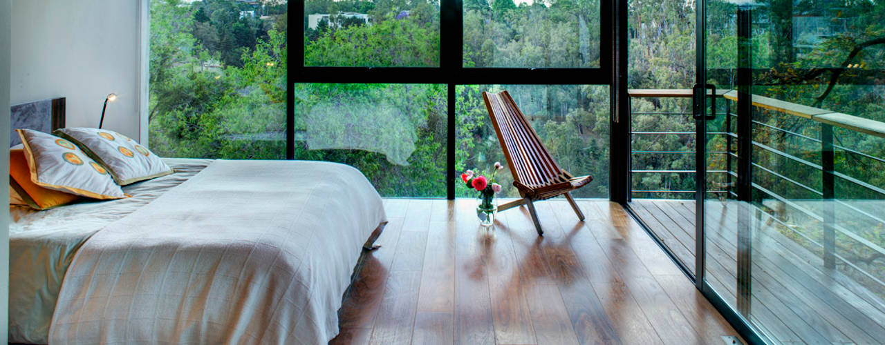 Casa LA 356, RIMA Arquitectura RIMA Arquitectura Kamar Tidur Modern Kayu Wood effect