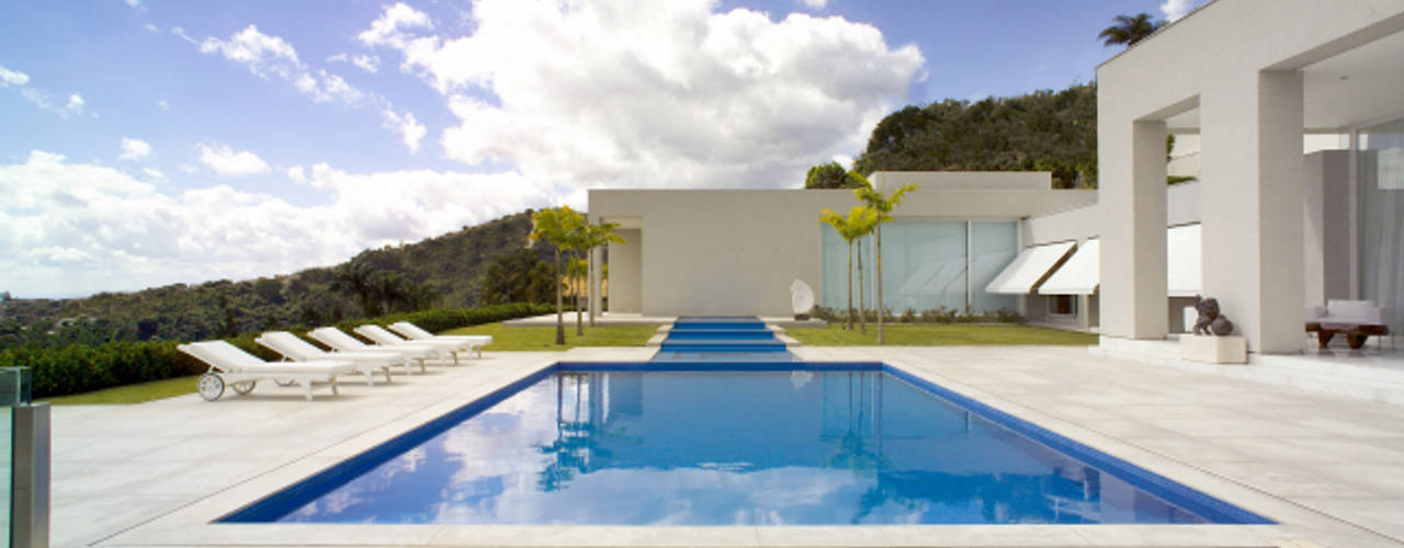 Casa Mangabeiras 2, Lanza Arquitetos Lanza Arquitetos Piscina moderna