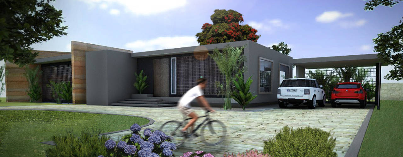 homify Modern houses Concrete