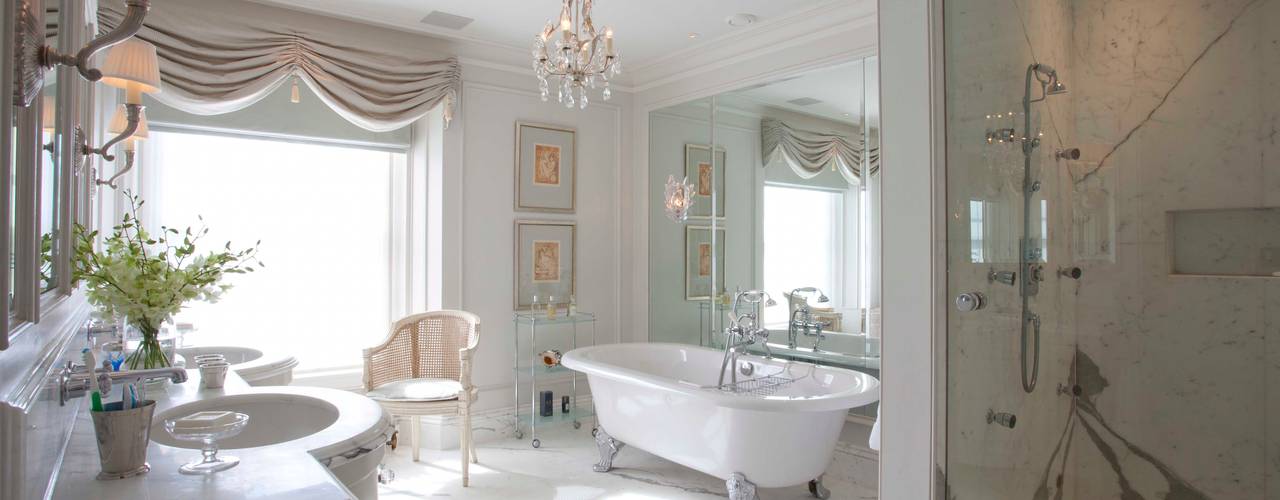 Bathroom Janine Stone Design Baños de estilo clásico Mármol luxury,bathroom