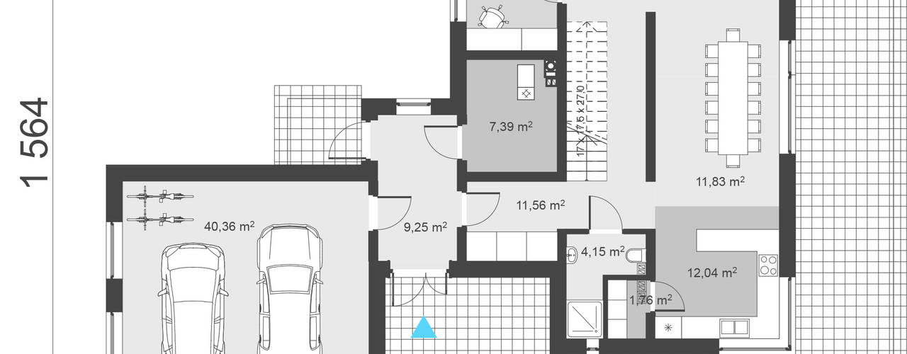 Nowoczesny projekt domu uA21, uArchitekta uArchitekta