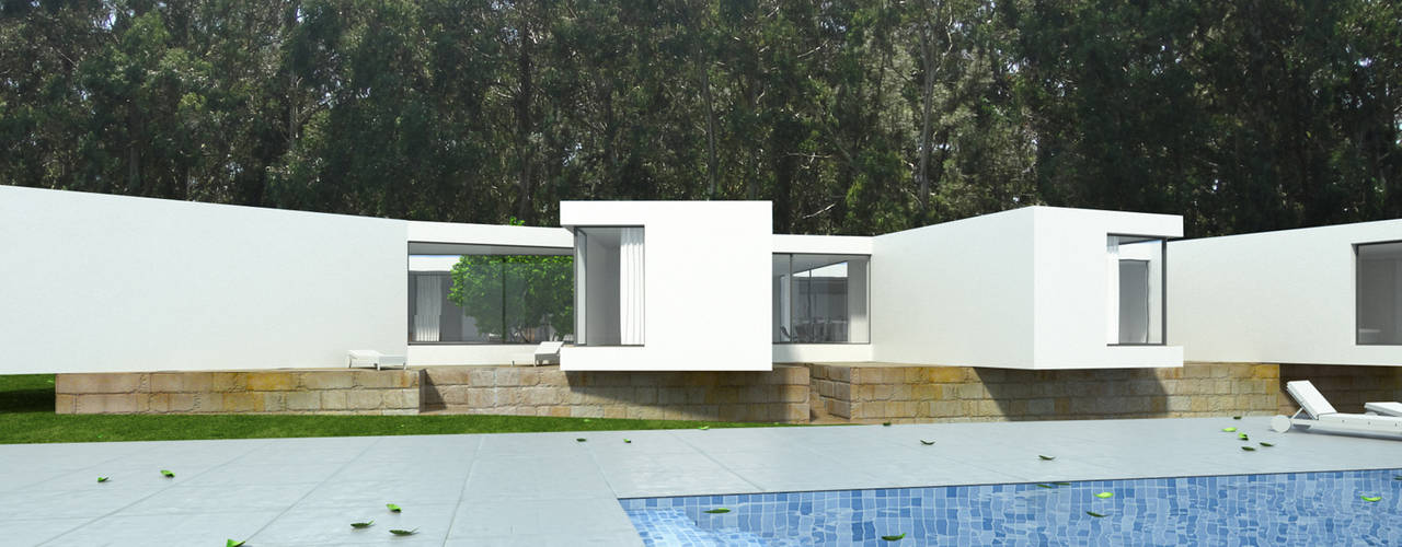 CASA RF_VILA DO CONDE_2011, PFS-arquitectura PFS-arquitectura Casas de estilo minimalista