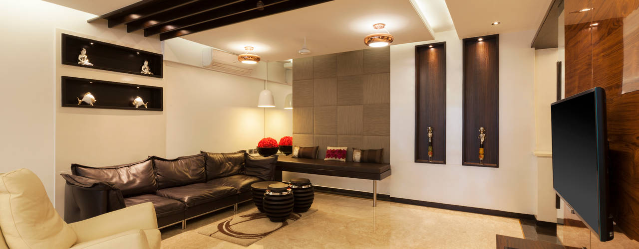 Flat @ Tirupur, Cubism Cubism Modern living room