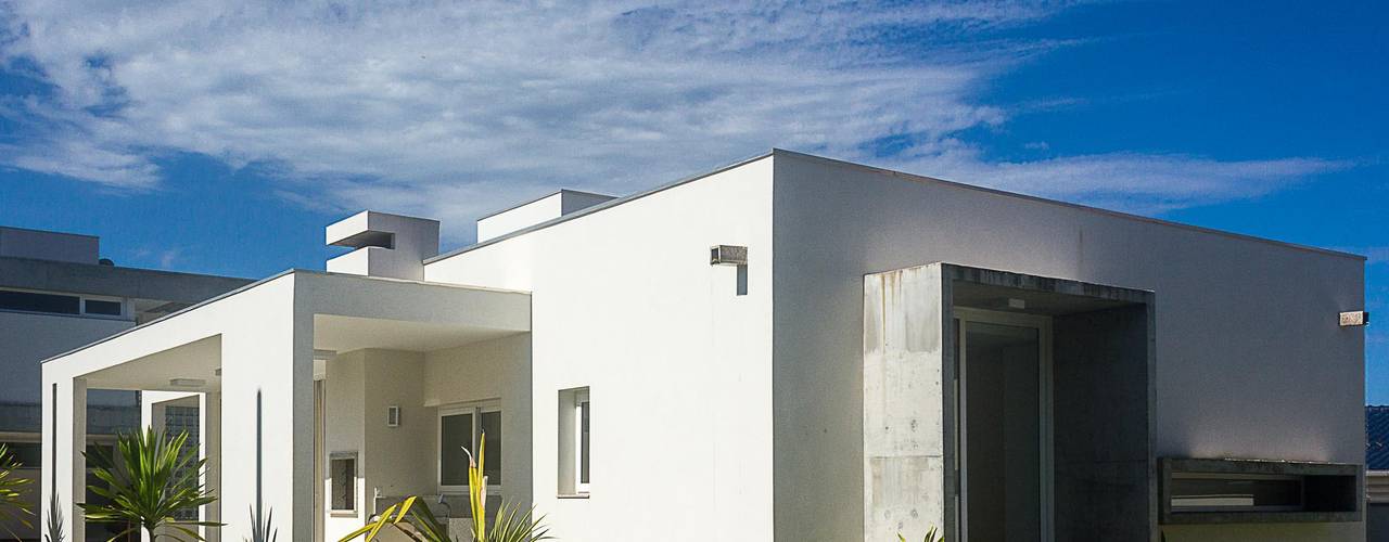 Casa CSP 2, PJV Arquitetura PJV Arquitetura Дома в стиле модерн Бетон