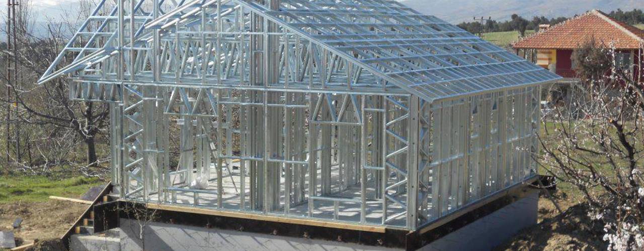 Planıyla birlikte Korkuteli Yaylası�nda galvaniz çelik ev homify