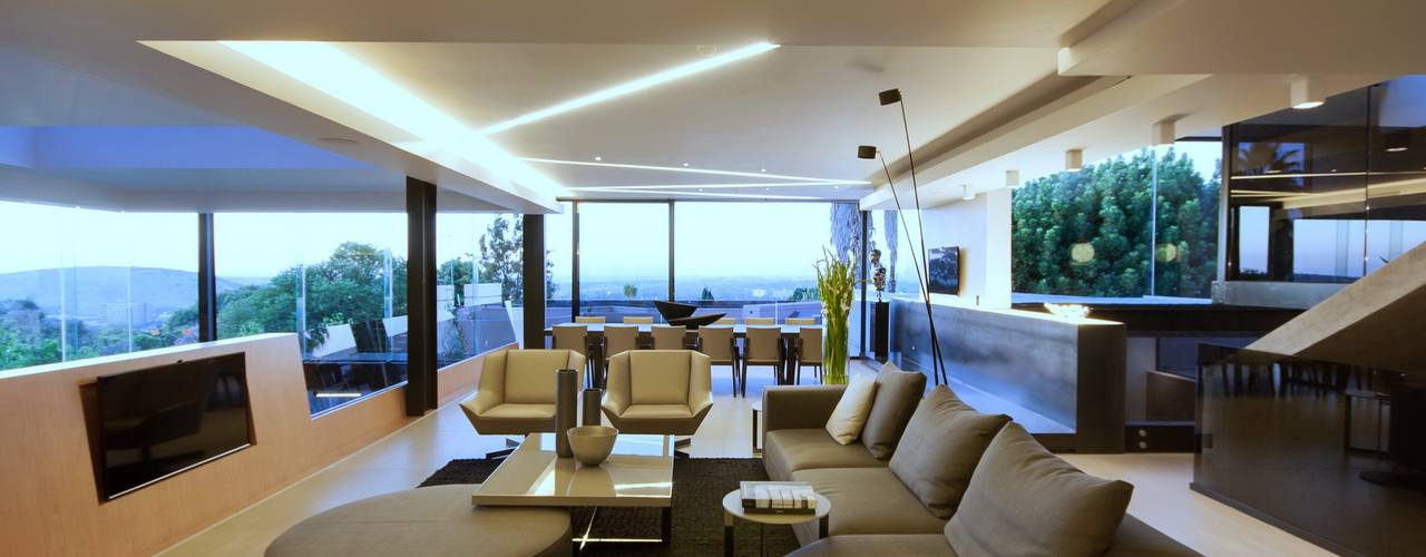 Concrete House , Nico Van Der Meulen Architects Nico Van Der Meulen Architects Livings de estilo moderno