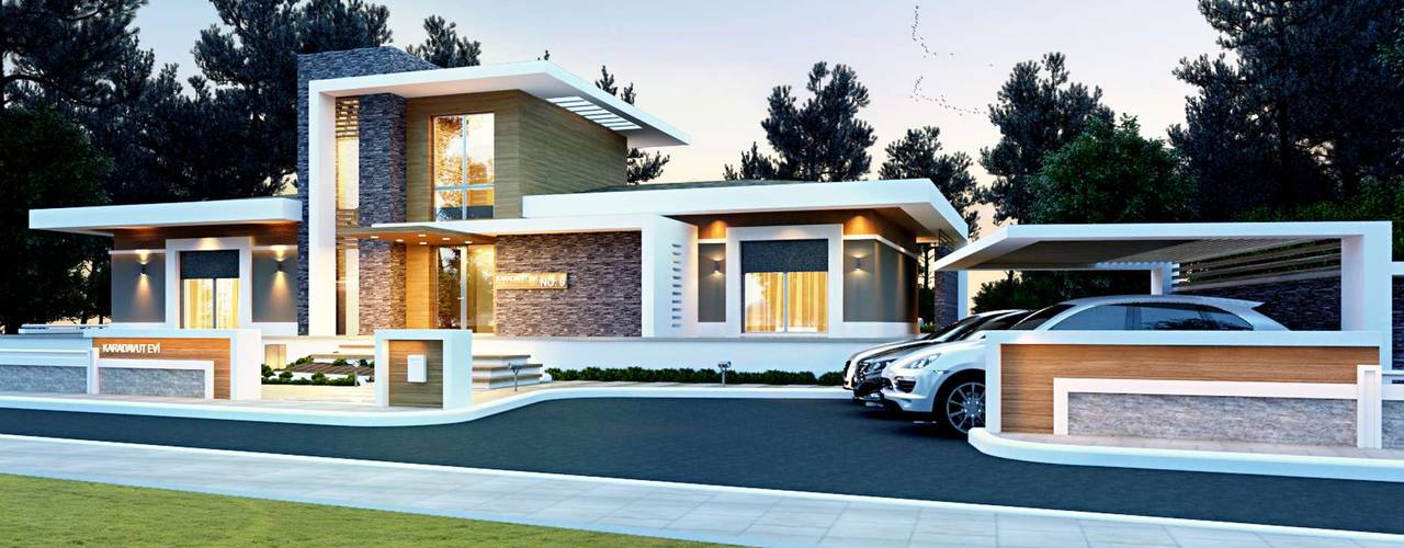 Karadavut Villa, VERO CONCEPT MİMARLIK VERO CONCEPT MİMARLIK Rumah Modern