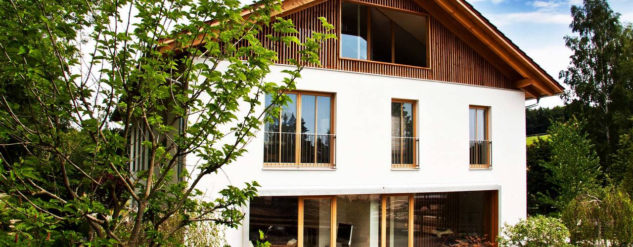 EFH G am Starnberger See, WSM ARCHITEKTEN WSM ARCHITEKTEN Country style houses Wood Wood effect