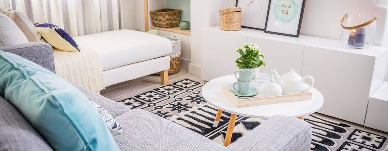 homify Scandinavische woonkamers