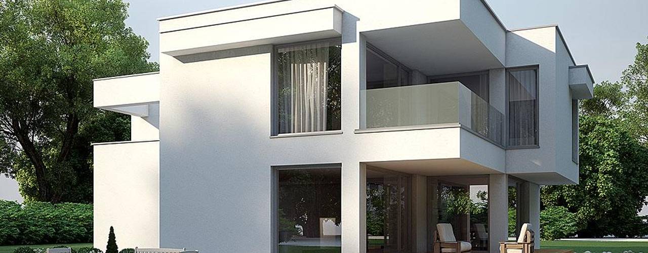 Dieses Haus mit 149 m2 macht einfach richtig gute Laune!! Unser Entwurf LK&935, LK&Projekt GmbH LK&Projekt GmbH Дома в стиле модерн