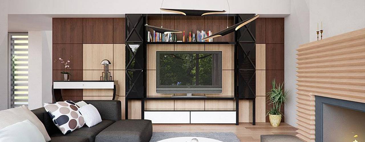 Dieses Architektenhaus ist einfach mal anders.., LK&Projekt GmbH LK&Projekt GmbH Modern living room